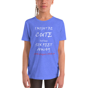 "Cute Protection " Youth Unisex tshirt  -  "LOVE Conquers COVID 19" Collection