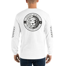 Load image into Gallery viewer, Choose Animals 4  Logos Men’s Long Sleeve Tshirt    (more colors)
