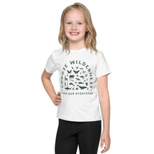 Load image into Gallery viewer, Choose Wilderness White with Green Logo Kids T-Shirt
