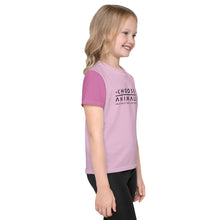 Load image into Gallery viewer, Choose Animals Pink and Purple Kids T-Shirt
