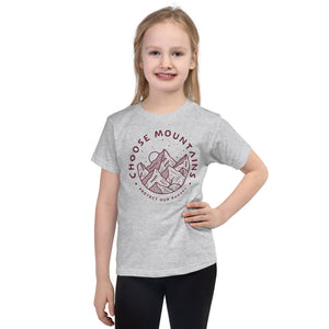 Choose Mountains Short sleeve kids t-shirt