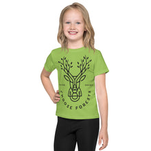 Load image into Gallery viewer, Choose Forests Green Kids T-Shirt
