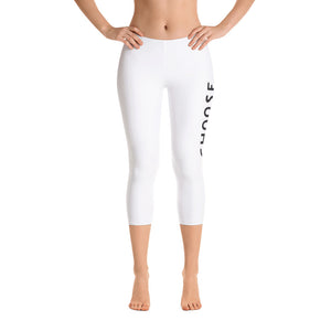 Choose Oceans Womens Capri Leggings