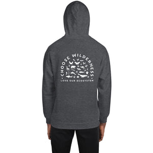 Choose Wilderness Unisex Hoodie - more colors