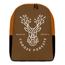 Load image into Gallery viewer, Choose Forests Brown Black and Burnt Orange Backpack
