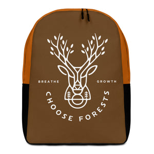 Choose Forests Brown Black and Burnt Orange Backpack