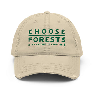 Choose Forests distressed hat