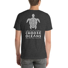 Load image into Gallery viewer, Choose Oceans 2 logo unisex T-Shirt (more colors)
