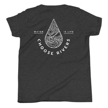 Load image into Gallery viewer, Choose Rivers Youth Short Sleeve T-Shirt - more colors
