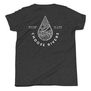 Choose Rivers Youth Short Sleeve T-Shirt - more colors