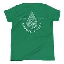 Load image into Gallery viewer, Choose Rivers Youth Short Sleeve T-Shirt - more colors
