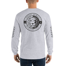 Load image into Gallery viewer, Choose Animals 4  Logos Men’s Long Sleeve Tshirt    (more colors)
