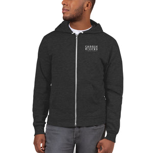 Choose Rivers Front Zip Unisex hoodie