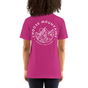 Choose Mountains unisex tshirt - more colors