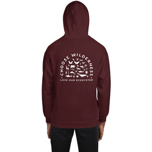 Choose Wilderness Unisex Hoodie - more colors