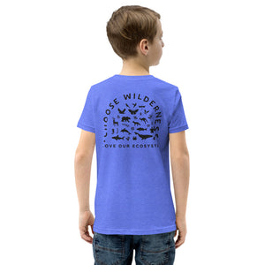 Choose Wilderness Youth Short Sleeve T-Shirt