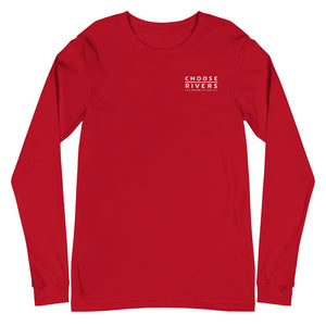 Choose Rivers Unisex Long Sleeve Tee - more colors