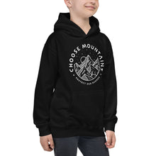 Load image into Gallery viewer, Choose Mountains Kids Hoodie - more colors
