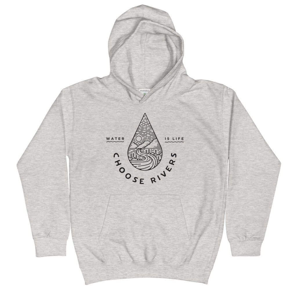 Choose Rivers Kids Hoodie - more colors