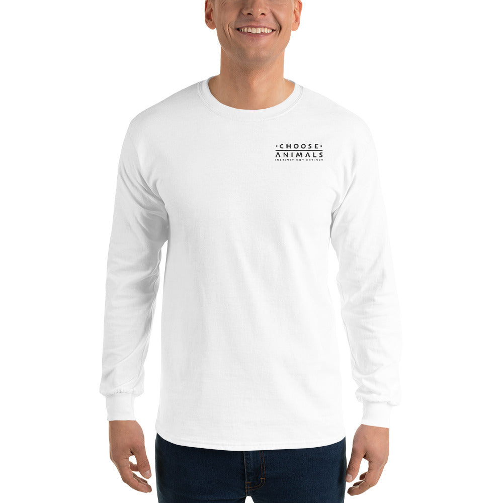 Choose Animals 2 logos   Men’s Long Sleeve Shirt (more colors)