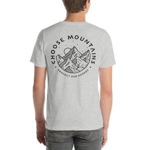 Choose Mountains Adults Unisex tshirt