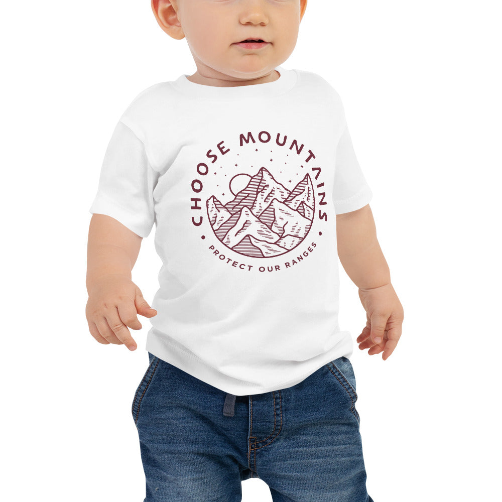 Choose Mountains Baby Jersey Short Sleeve Tee