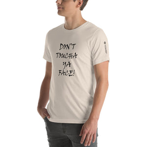 Civilized Nomads "Don't Touch"   unisex tshirt    -  "Love Conquers Covid 19" collection