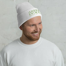 Load image into Gallery viewer, Choose Animals - Instinct Not Extinct - unisex embroidered cuffed beanie - more colors
