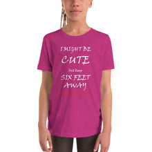 Load image into Gallery viewer, &quot;Cute Protection &quot; Youth Unisex tshirt  -  &quot;LOVE Conquers COVID 19&quot; Collection
