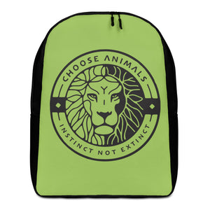 Choose Animals Green Minimalist Backpack