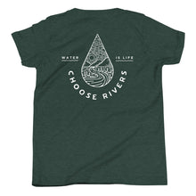 Load image into Gallery viewer, Choose Rivers Youth Short Sleeve T-Shirt - more colors
