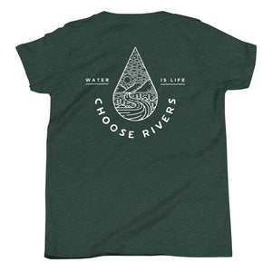 Choose Rivers Youth Short Sleeve T-Shirt - more colors