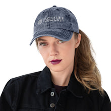 Load image into Gallery viewer, Civilized Nomads Earth&#39;s Thumbprint Vintage Cotton Twill Cap
