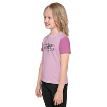 Load image into Gallery viewer, Choose Animals Pink and Purple Kids T-Shirt
