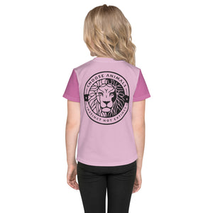 Choose Animals Pink and Purple Kids T-Shirt