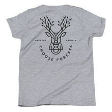 Load image into Gallery viewer, Choose Forests Youth Short Sleeve T-Shirt more colors
