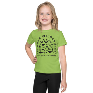 Choose Wilderness Green Kids T-Shirt