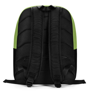 Choose Oceans Black and Green Minimalist Backpack