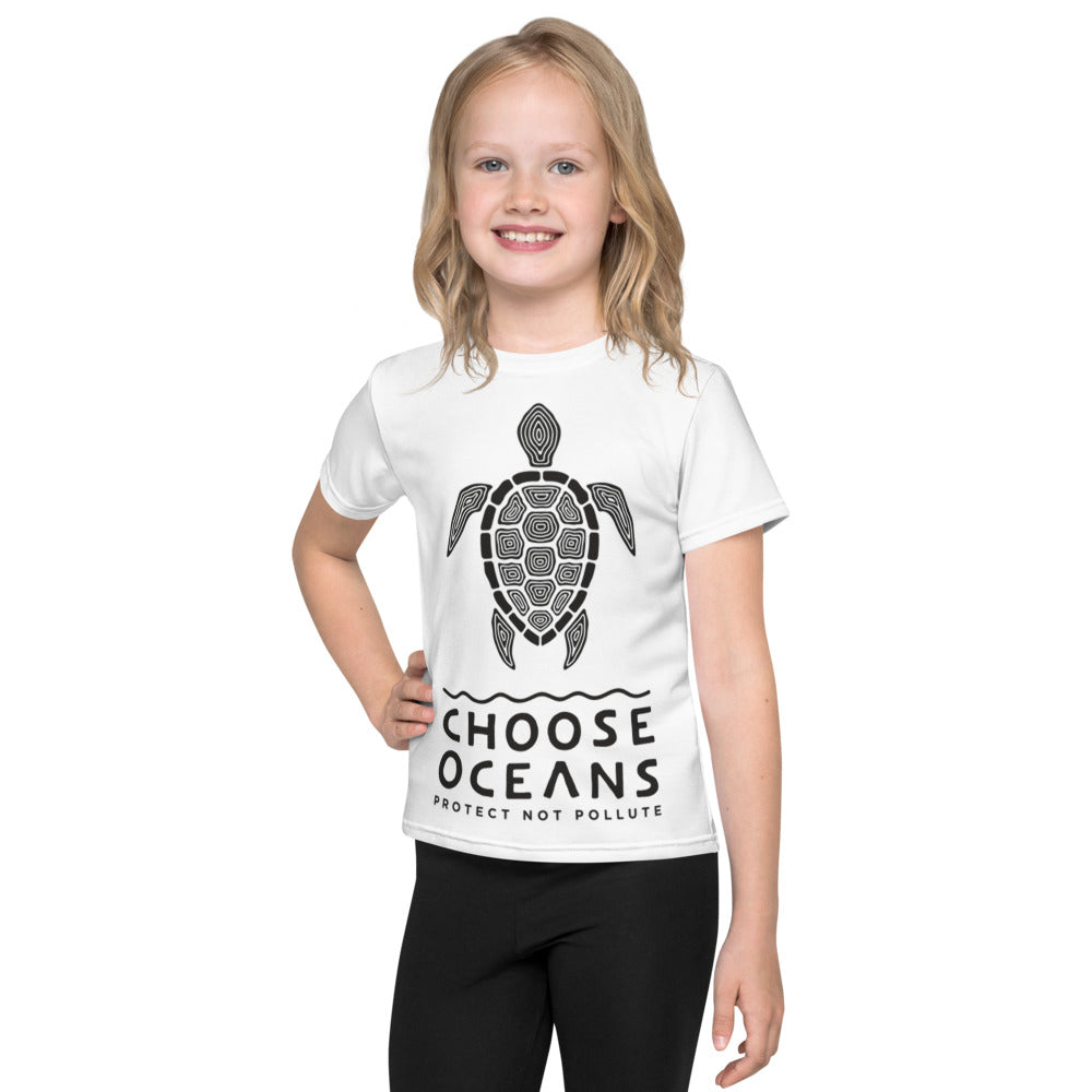 Choose Oceans White Kids T-Shirt