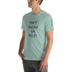 Civilized Nomads "Don't Touch"   unisex tshirt    -  "Love Conquers Covid 19" collection