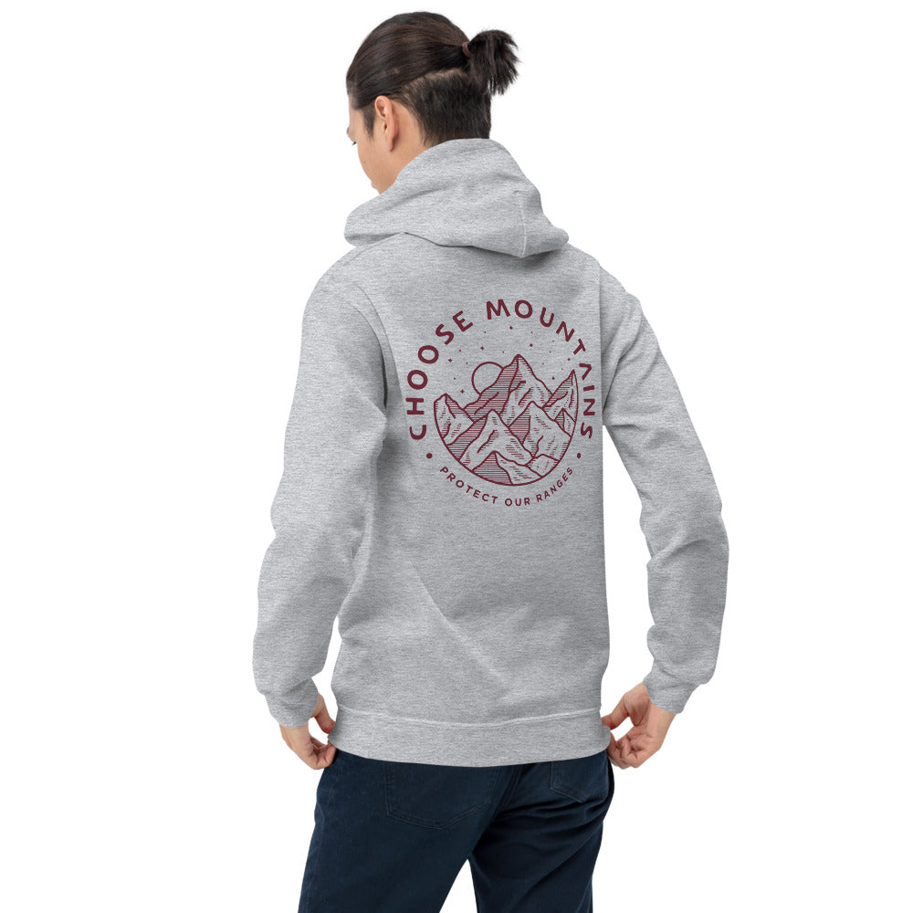 Choose Mountains unisex hoodie - more colors