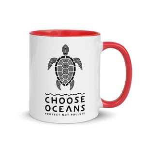 CHOOSE OCEANS mug (more colors)