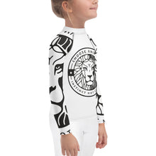 Load image into Gallery viewer, Choose Animals Kids White Rash Guard
