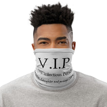 Load image into Gallery viewer, VIP Very Infectious Person Neck Light Grey Gaiter/Bandana
