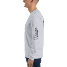 Load image into Gallery viewer, Choose Animals 4  Logos Men’s Long Sleeve Tshirt    (more colors)
