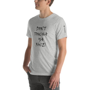 Civilized Nomads "Don't Touch"   unisex tshirt    -  "Love Conquers Covid 19" collection