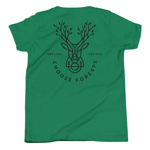 Choose Forests Youth Short Sleeve T-Shirt more colors