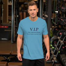 Load image into Gallery viewer, VIP  Short-Sleeve Unisex T-Shirt, LOVE Conquers Covid 19 Collection
