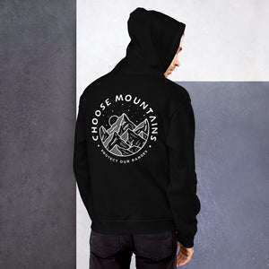 Choose Mountains unisex hoodie (more colors)