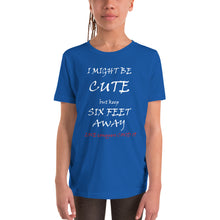 Load image into Gallery viewer, &quot;Cute Protection &quot; Youth Unisex tshirt  -  &quot;LOVE Conquers COVID 19&quot; Collection
